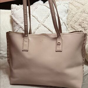 Kate Spade Light Pink Studded Tote